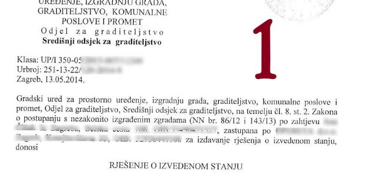 Što nakon legalizacije nekretnine?